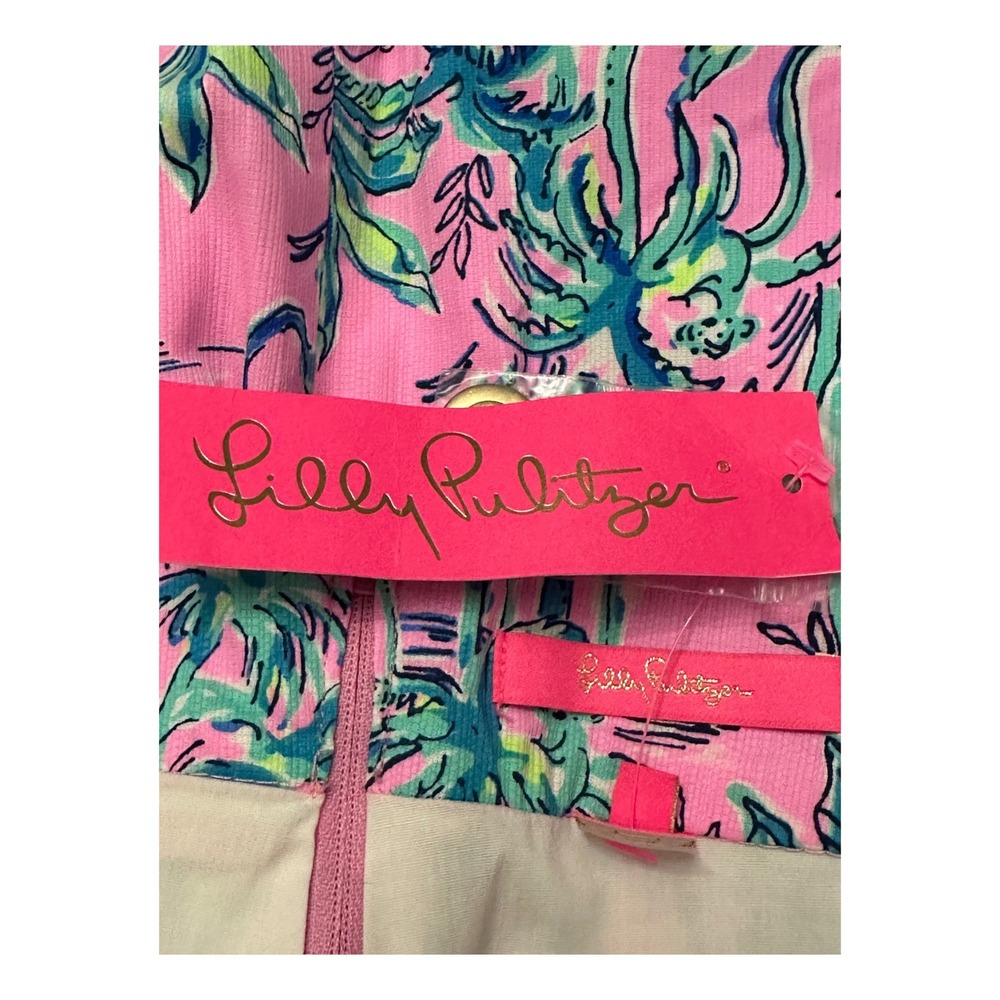 Lilly Pulitzer Sally Skort Lilac Rose Out Of Office Pink Print Size 14 NWT! - Picture 7 of 9
